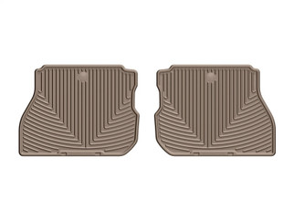 WeatherTech 2018+ Jeep Wrangler Rear Rubber Mats - Tan