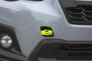 PERRIN 22-26 Subaru WRX / 18-23 Crosstrek / 20-25 OBXT Tow Hook Kit (Front) - Neon Yellow