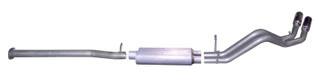 Gibson 07-09 Chevrolet Silverado 1500 LT 6.0L 2.25in Cat-Back Dual Sport Exhaust - Aluminized