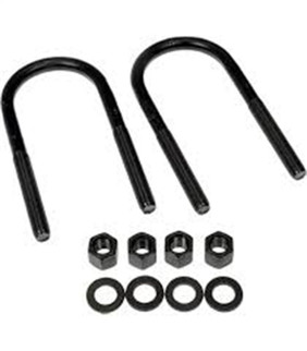 Fabtech Round U-Bolt Kit - 9/16-18 x 10.63 x 3.25