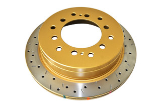 DBA Toyota Cruiser Rear Drilled & Slotted 4000 Series Rotor
