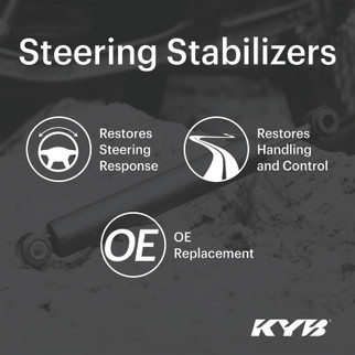 KYB Shocks & Struts Steering Stabilizers Front CHEVROLET Blazer - Full Size (4WD) 1973-92 CHEVROLET