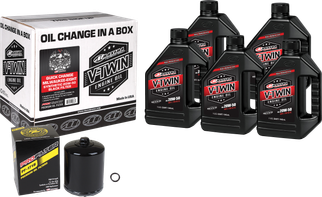 V-twin Syn Oil Change Kit M8 Black Filter