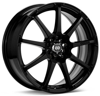 Enkei EDR9 18x7.5 5x105/110 38mm Offset 72.6 Bore Dia Matte Black Wheel