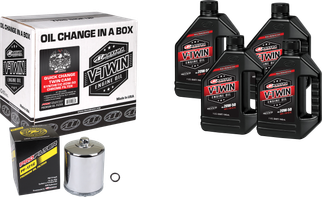 V-twin Syn Oil Change Kit Tc Chrome Filter