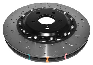 DBA 97-12 Chevrolet Corvette 5000 Series Slotted Front Rotor (Black Hat)