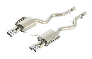 Borla 15-16 Ford F150 3.5L EcoBoost Ext. Cab Black Chrome CB Exhaust ATAK Single Split Rear Exit