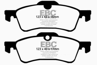 EBC 02-03 Mini Hardtop 1.6 Ultimax2 Rear Brake Pads