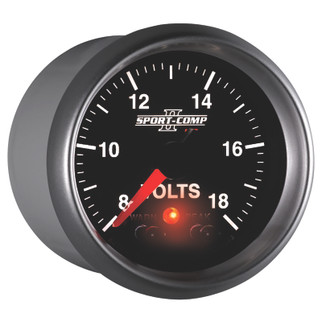 Autometer Sport-Comp II 2-1/16in Digital Voltmeter Gauge - 18V