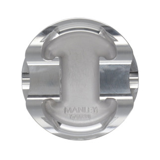 Manley 2018+ Ford Coyote 5.0L 6.75cc Dish 3.700in Bore 12:1 CR 22mm Pin Platinum Pistons