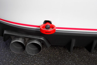 PERRIN 15-21 Subaru WRX/STI / 24-26 Crosstrek / 25-26 Forester Tow Hook Kit (Rear) -  Red
