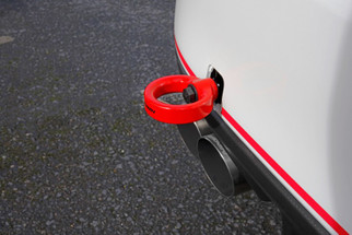 PERRIN 15-21 Subaru WRX/STI / 24-26 Crosstrek / 25-26 Forester Tow Hook Kit (Rear) -  Red
