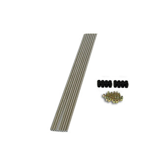 Nitrous Express 4 Cyl Tubing Kit (4 - 14in / 4 - 16in Tubing Incl B-Nuts)