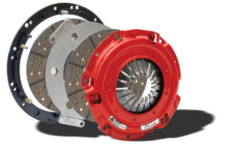 McLeod RST Twin Disc Clutch Kit 18-19 Ford Mustang GT 1 x 23 Spline 0 Bal w/164T 8 Bolt AL Flywheel