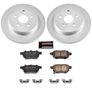 Power Stop 09-10 Pontiac Vibe Rear Z17 Evolution Geomet Coated Brake Kit