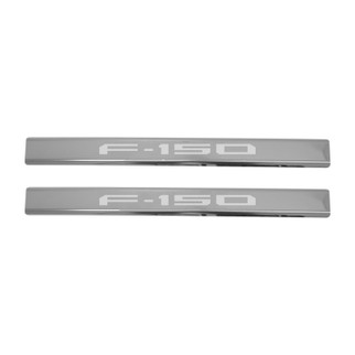 Putco 15-20 Ford F-150 - Regular Cab & SuperCab w/ F-150 Etching - 4pcs SS Door Sills