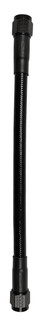 Fragola -8AN Ext Black PTFE Hose Assembly Straight x Straight 48in