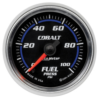 Autometer Cobalt 52mm 100 PSI Electronic Fuel Pressure Gauge