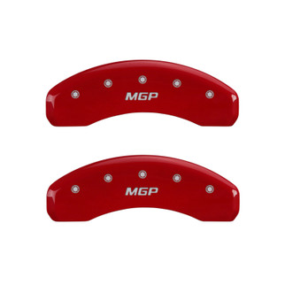 MGP 4 Caliper Covers Engraved Front & Rear MGP Yellow finish black ch