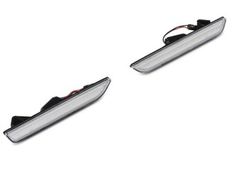 Raxiom 10-14 Ford Mustang Axial Series LED Side and Quarter Marker Lights- Clear