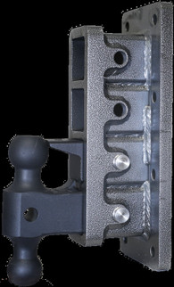 Gen-Y Mega Duty 2.5in Bolt On 9in Drop 3.5K TW 32K Hitch w/GH-0161 Dual-Ball/Pintle Lock