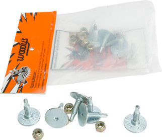 Grand Master Silver Studs 1.075" 12/pk