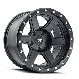 Dirty Life 9315 Compound 17x9 / 6x139.7 BP / -38mm Offset / 106mm Hub Matte Black Wheel