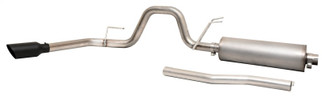 Gibson 20-21 Ford F250/F350 7.3L 3in Cat-Back Single Exhaust System Stainless - Black Elite
