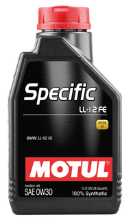 Motul 1L 100% Synthetic High Performance Engine Oil ACEA C2 BMW LL-12 FE+ 0W30