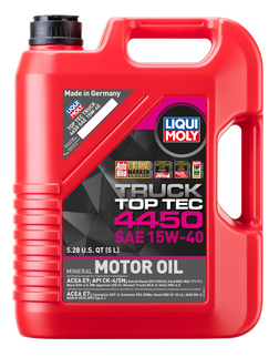 LIQUI MOLY 5L Top Tec Truck 4450 Motor Oil SAE 15W40