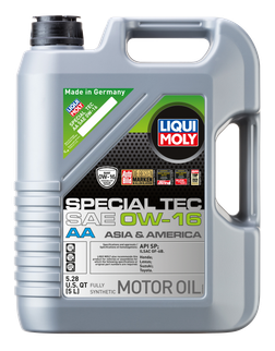 LIQUI MOLY 5L Special Tec AA Motor Oil SAE 0W16