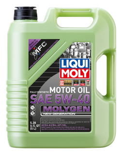 LIQUI MOLY 5L Molygen New Generation Motor Oil SAE 5W40