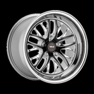 Weld S82 18x10 / 5x115 BP / 6.6in BS Black Wheel (High Pad) - Non-Beadlock