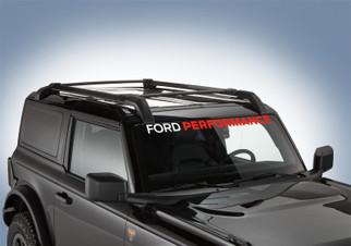 Ford Racing Ford Performance Bronco Windshield Banner - White/Red