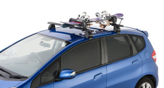 Rhino-Rack Universal Ski/Snowboard Carrier - Fits 3 Pairs of Skis or 2 Snowboards - Black