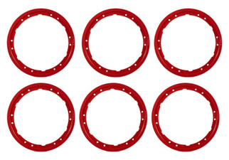 Ford Racing 2021+ Ford Bronco Functional Bead Lock Ring Kit - Red