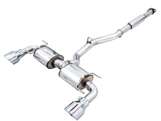 AWE Tuning Subaru BRZ/ Toyota GR86/ Toyota 86 Touring Edition Cat-Back Exhaust- Chrome Silver Tips