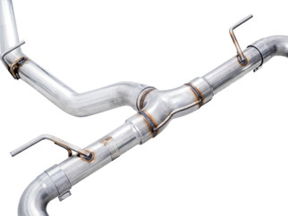 AWE Tuning Subaru BRZ/ Toyota GR86/ Toyota 86 Track Edition Cat-Back Exhaust- Chrome Silver Tips