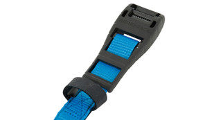 Rhino-Rack Rapid Tie Down Straps w/Buckle Protector - 3.5m/11.5ft - Pair - Black