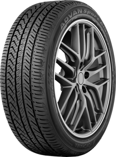 Yokohama Advan Sport A/S+ Tire - 255/40R18 99Y