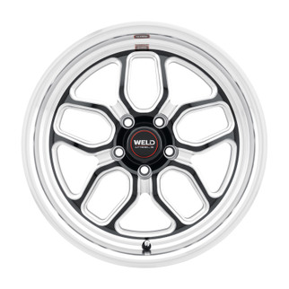 Weld S107 17X6 Laguna 5X120.7 ET13 BS4.00 Gloss Black MIL Dia 78.1