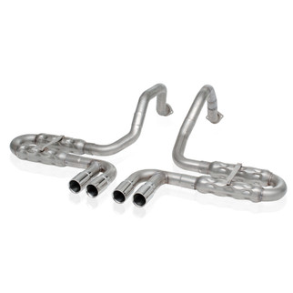 Stainless Works 1997-04 Corvette C5 2-1/2in Axle Back Quad Rolled Edge Tips