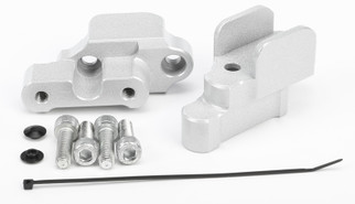 Handlebar Risers Silver Bmw