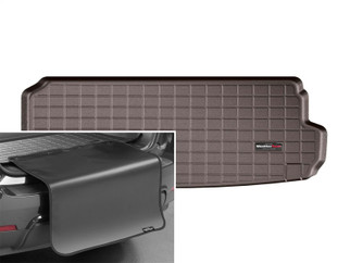 WeatherTech 17+ Audi Q7 Cargo Liners With Bumper Protector - Cocoa