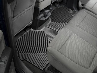 WeatherTech 17+ Ford F-250 / F-350 / F-450 / F-550 Crew Cab Rear Rubber Mats - Black