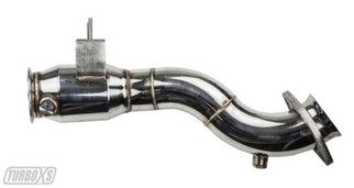 Turbo XS 2015+ Ford Mustang Ecoboost Downpipe w/ High Flow Catalytic Converter