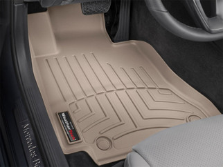 WeatherTech 2015+ Mercedes-Benz C-Class Front FloorLiner - Tan (Fits Sedan Only / Not Manual Trans)