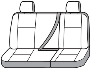 Covercraft 04-08 Dodge Ram Polycotton SeatSaver Custom Second Row Seat Covers - Charcoal