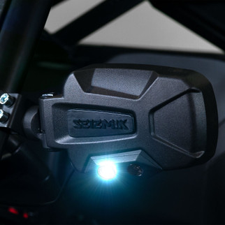 Seizmik 04+ Can/Hon/ Kaw/Pol/Yam Pursuit Night Vision LED Sideview Mirror - 2 in. Clamp Pair