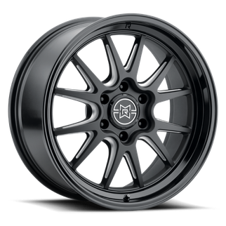 Method Raised MR802 22x12 / 8x180 BP / -40mm Offset / 124.1mm Bore - Double Black Milled Wheel